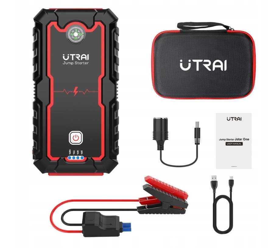 UTRAI Rozrusznik Awaryjny Samochodu 2000A, powerbank, 5w1