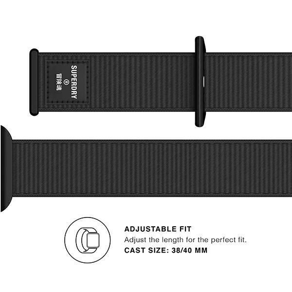 Pasek Superdry Watchband Nylon Weave do Apple Watch 38/40/41mm