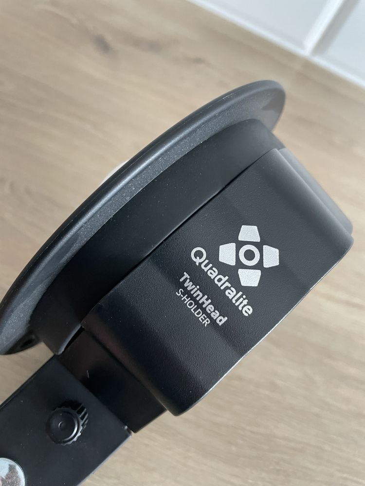 Uchwyt Quadralite Reporter 200 Twin Head S-holder