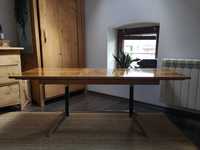 Ława stół drewniany regulowana wysokość i długość