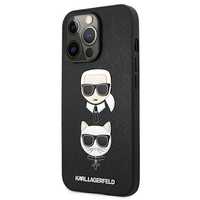 Etui Karl Lagerfeld dla iPhone 13 Pro Max - Czarne Saffiano