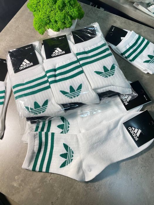 Шкарпетки Adidas високі, 12 штук у пачці
