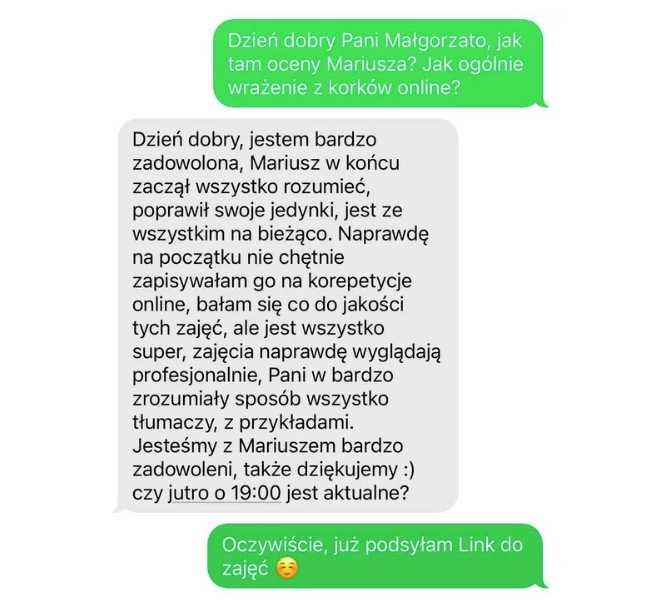 Poprawa matury z matematyki online – zajęcia indywidualne