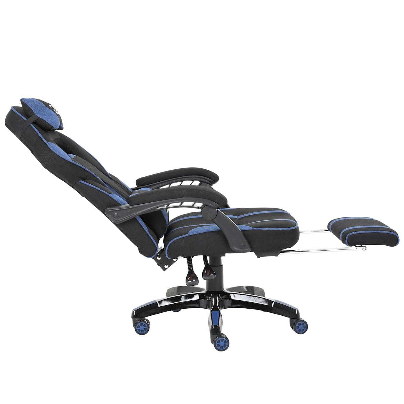 Fotel Gamingowy DEUS X-Stream Blue z tkaniny