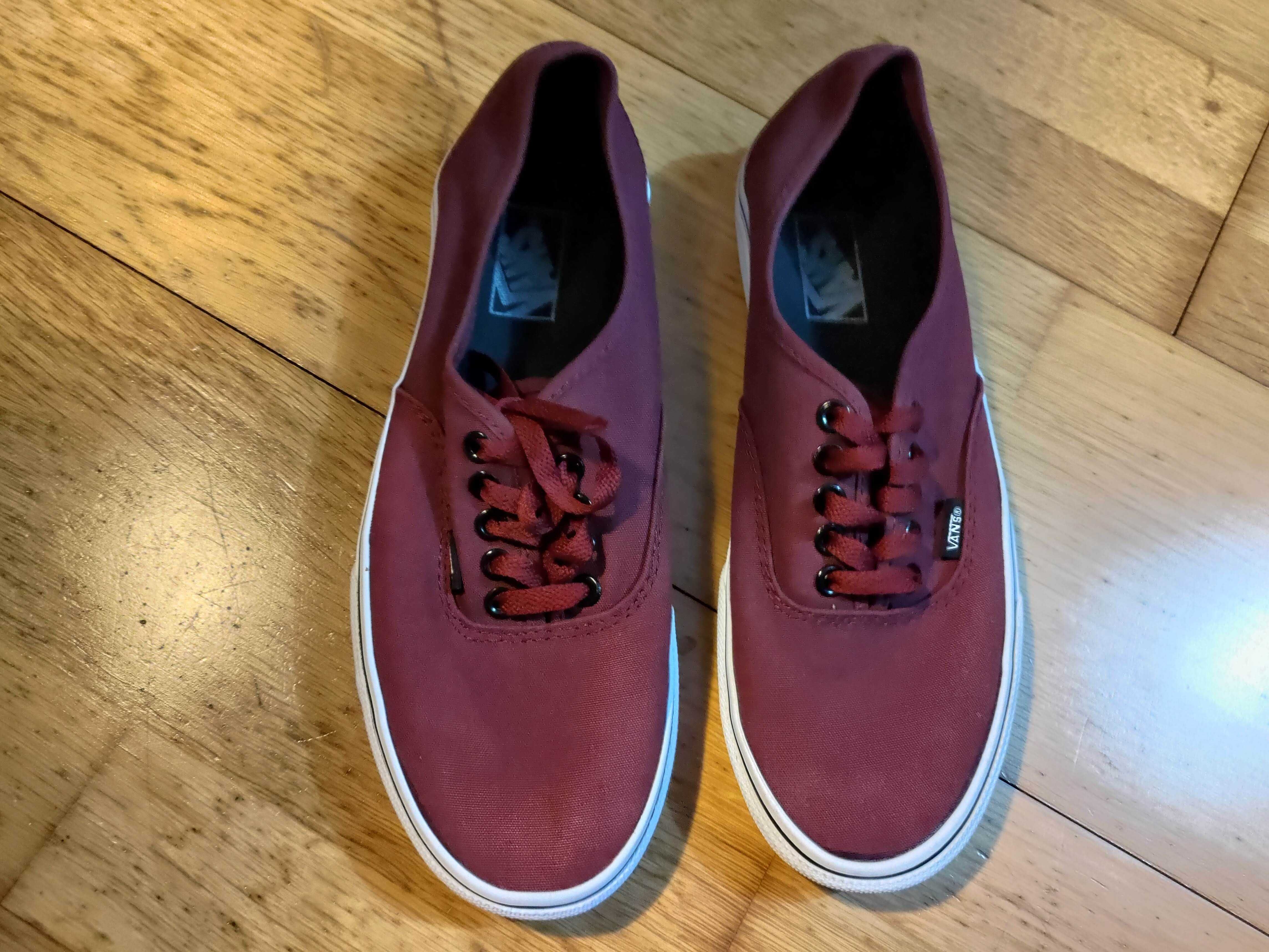 Vans Vermelho Bordeaux – Ténis/Sapatilhas Originais – Tamanho: 41.5