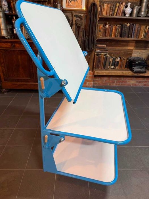 Regał fabryczny, wózek warsztat, antyk