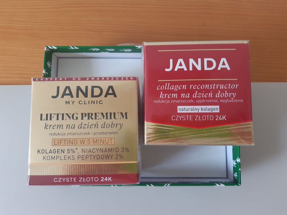 Kremy JANDA : collagen reconstructor oraz lifting premium  na dzień
