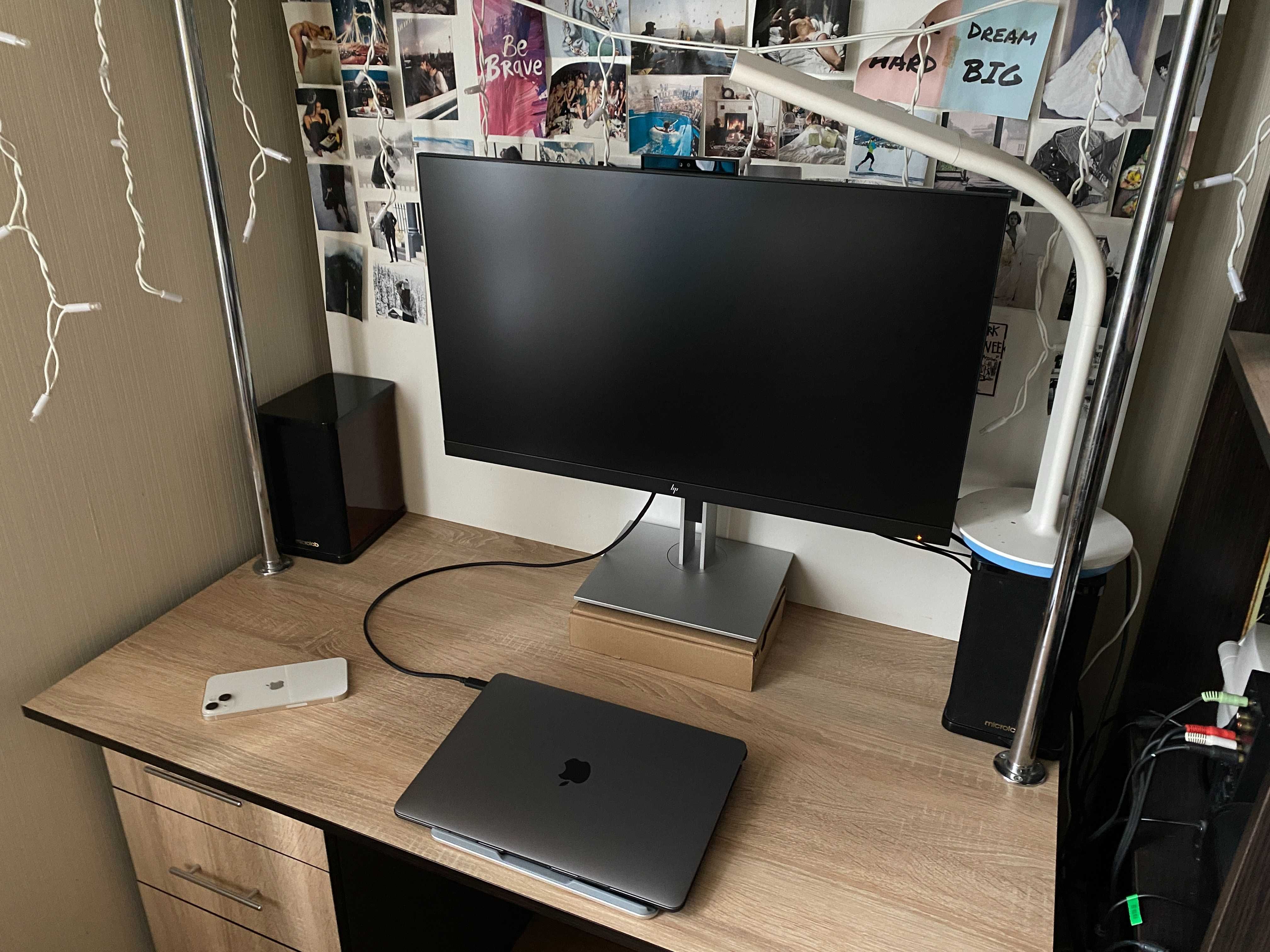 Монітор 27" HP E27d G4 для MacBook та Apple Mac Mini (6PA56AA) Монитор