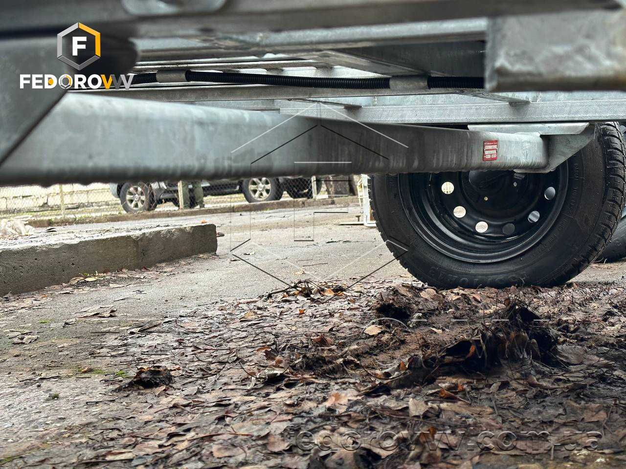 Причіп платформа для генератора, квадро і мото техніки | на торсіоні |
