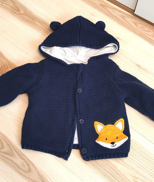 bluza bawełniana z uszami newborn