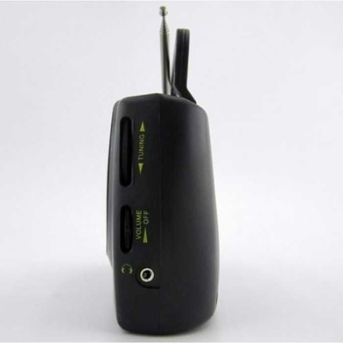 Портативный Радиоприемник AM/FM радио KIPO KB 308AC черный