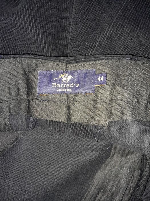 Blazer e calças, bombazine,azul escuro "Barred's"