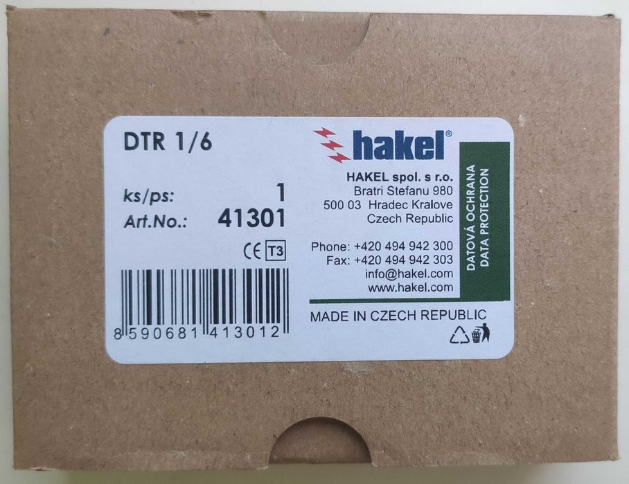 пристрій для захисту від імпульсних перенапруг та перешкод DTR 1/6