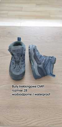 Buty trekkingowe górskie CMP rozmiar 28 granat czarny wodoodporne