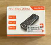 Hub USB 3.2 7-portowy RSHTECH USB-C / USB 3.0