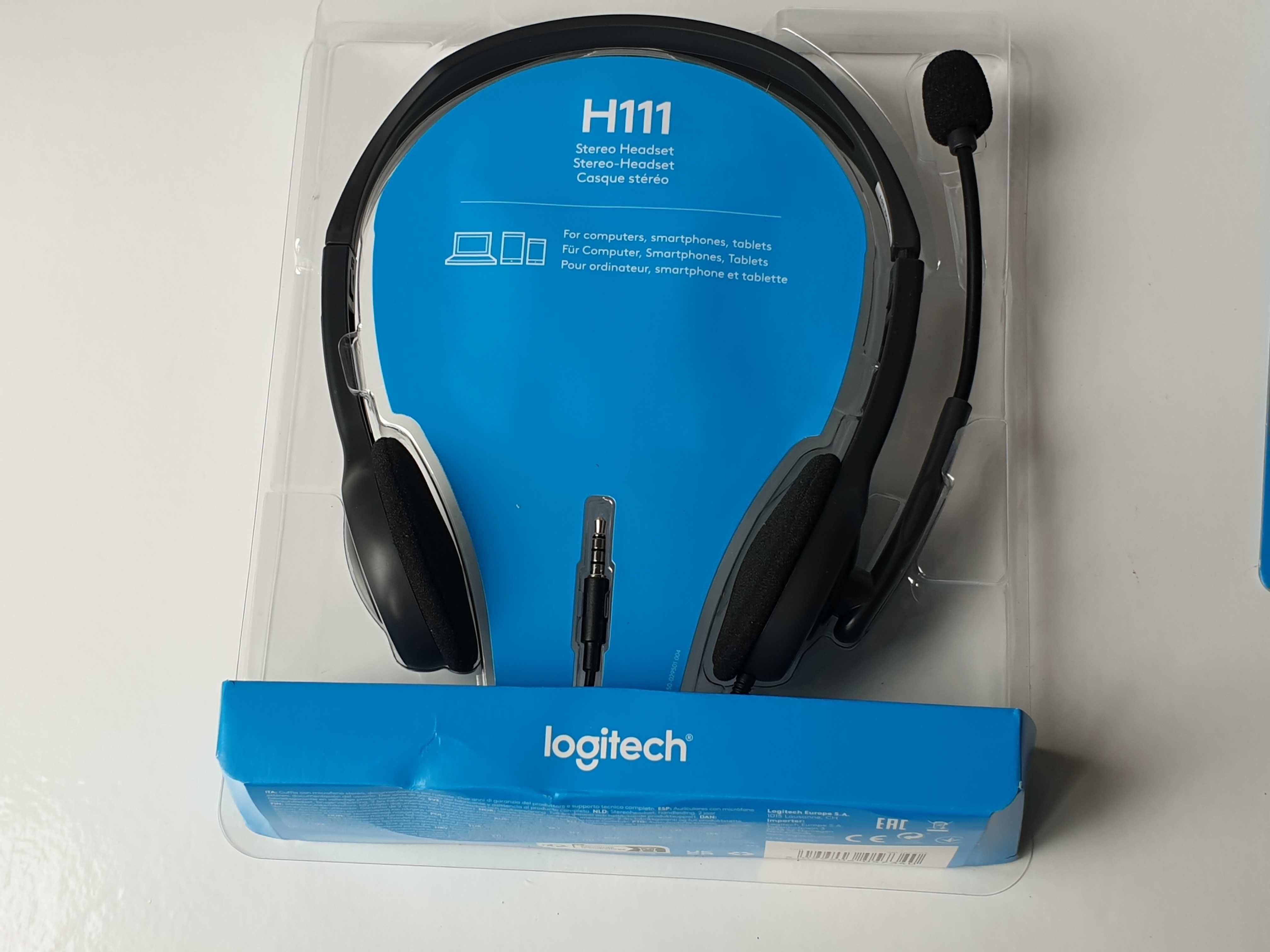 Навушники Logitech H111 з мікрофоном
