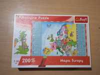 Puzzle trefl Mapa Europy