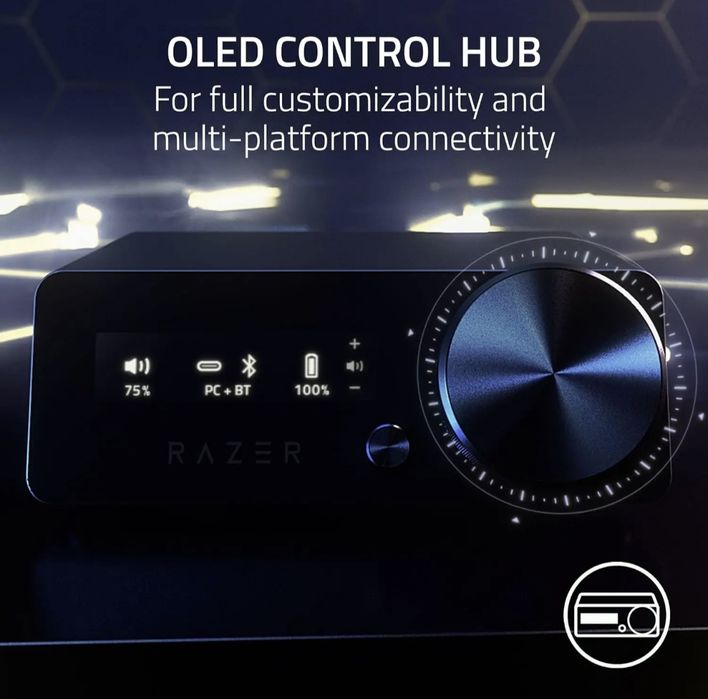 NA LEWARA słuchawki Razer Kraken V4 Pro bezprzewodowy zestaw