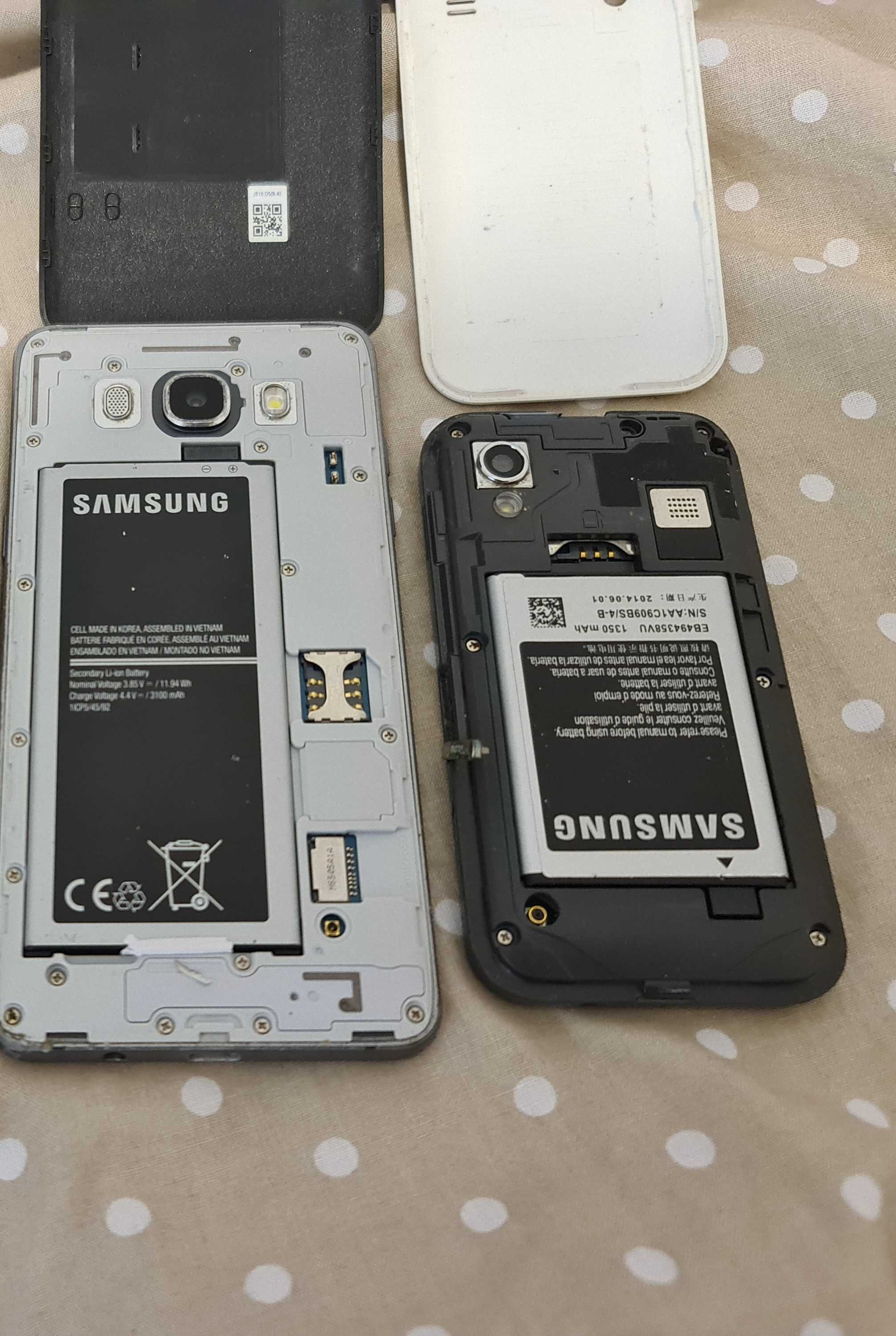 2 Samsungs usados (para uso ou peças)