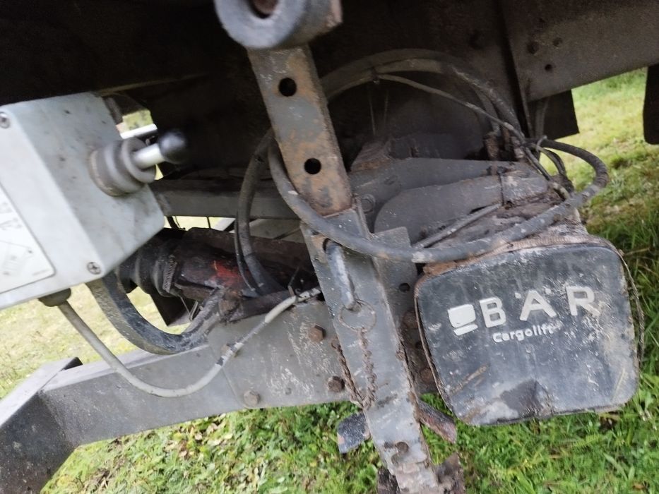 Winda Rampa BAR cargolift 2000kg aluminiowa sprawna