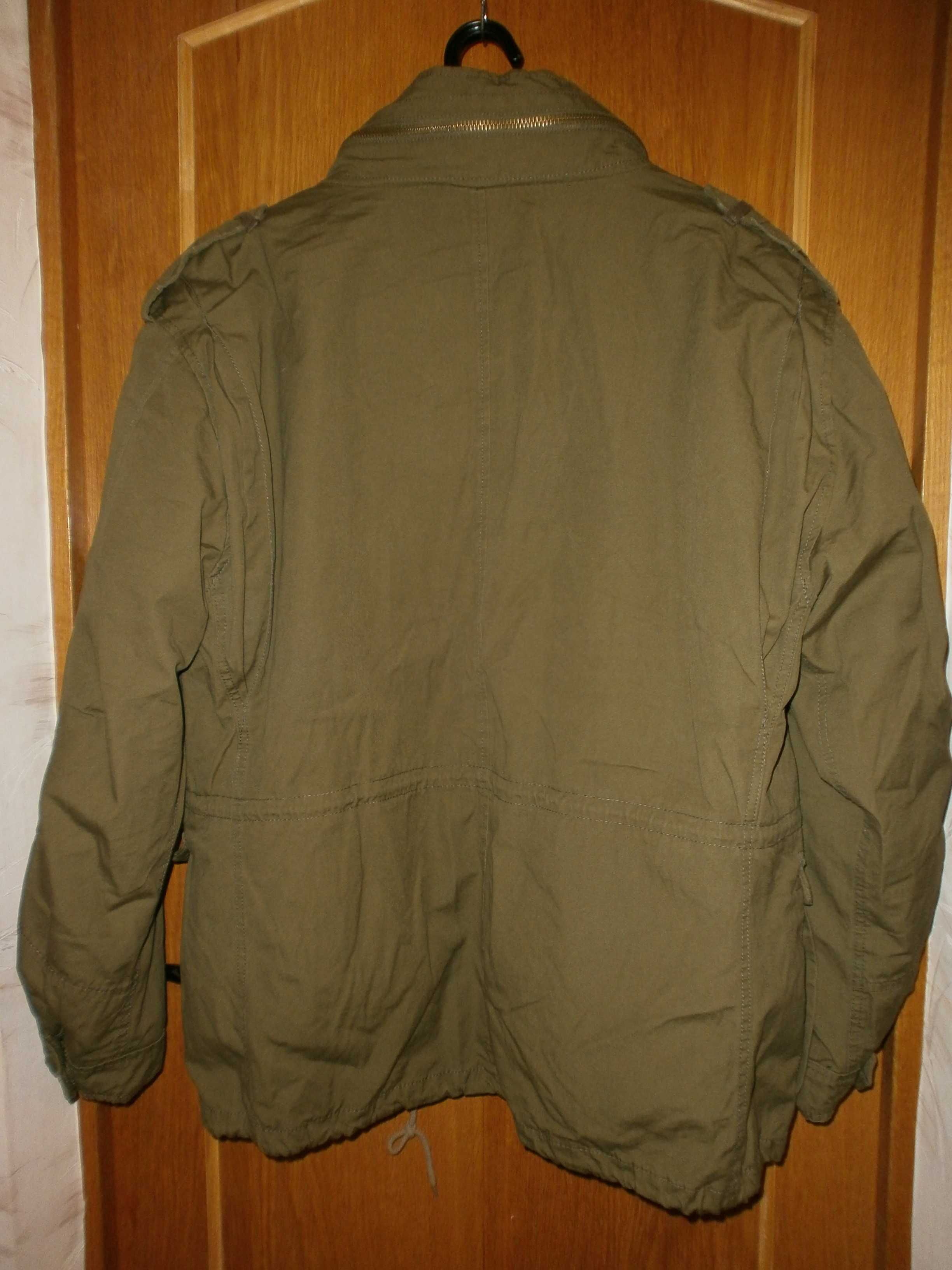 Куртка М65 Brandit Giant, олива, разм. XXL,наш 58.ПОГ-72 см.С лайнером