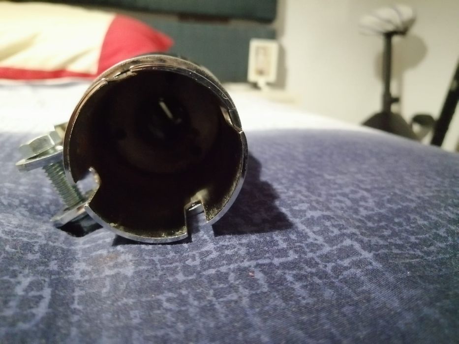 Tubo de escape de mota novo