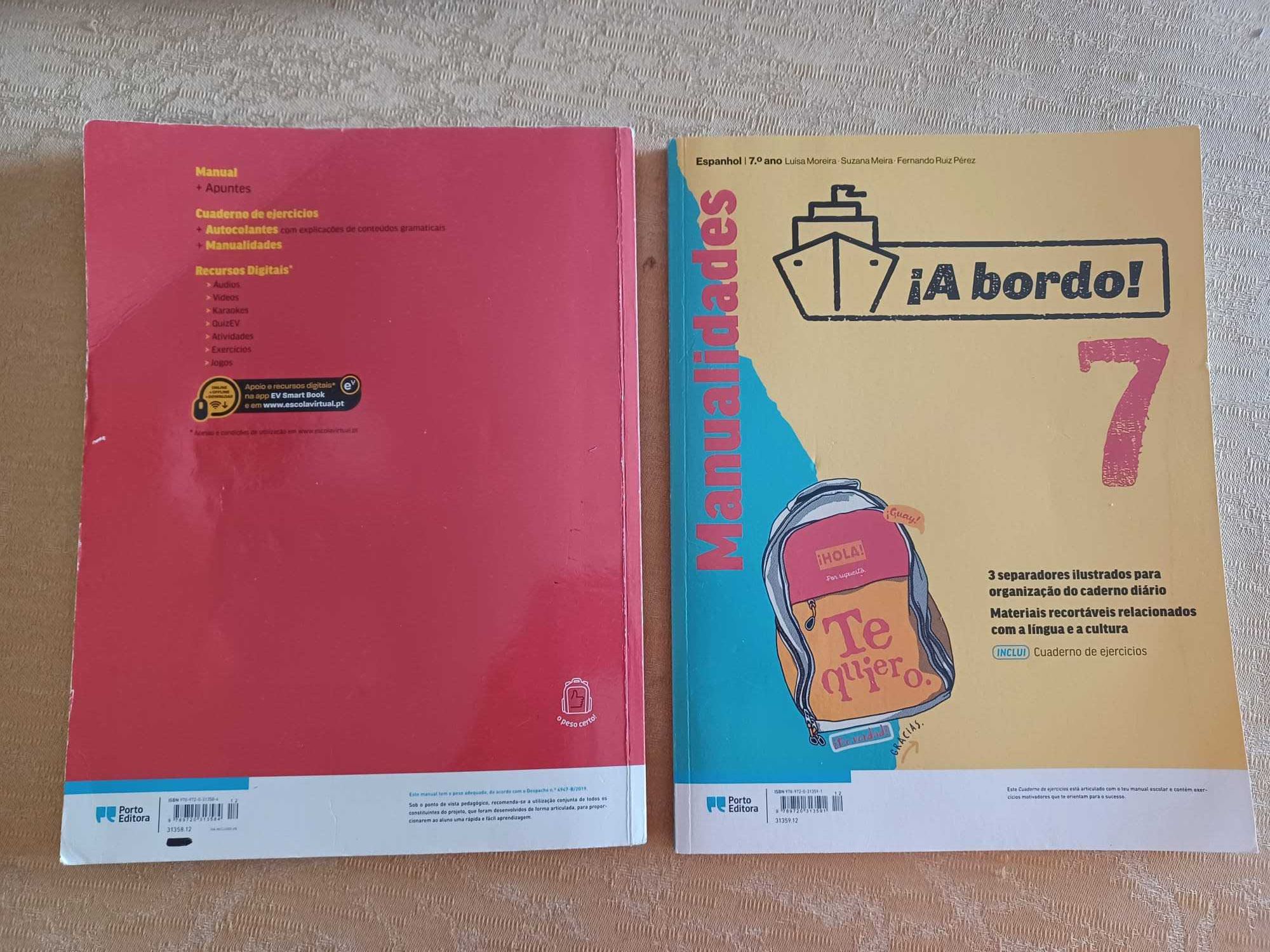¡A bordo! - Espanhol - 7.º Ano (NOVO/COMO NOVO)