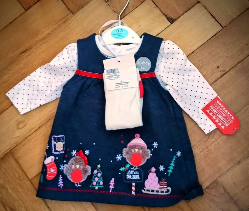 Zestaw dla dziewczynki na 0-3 miesiace