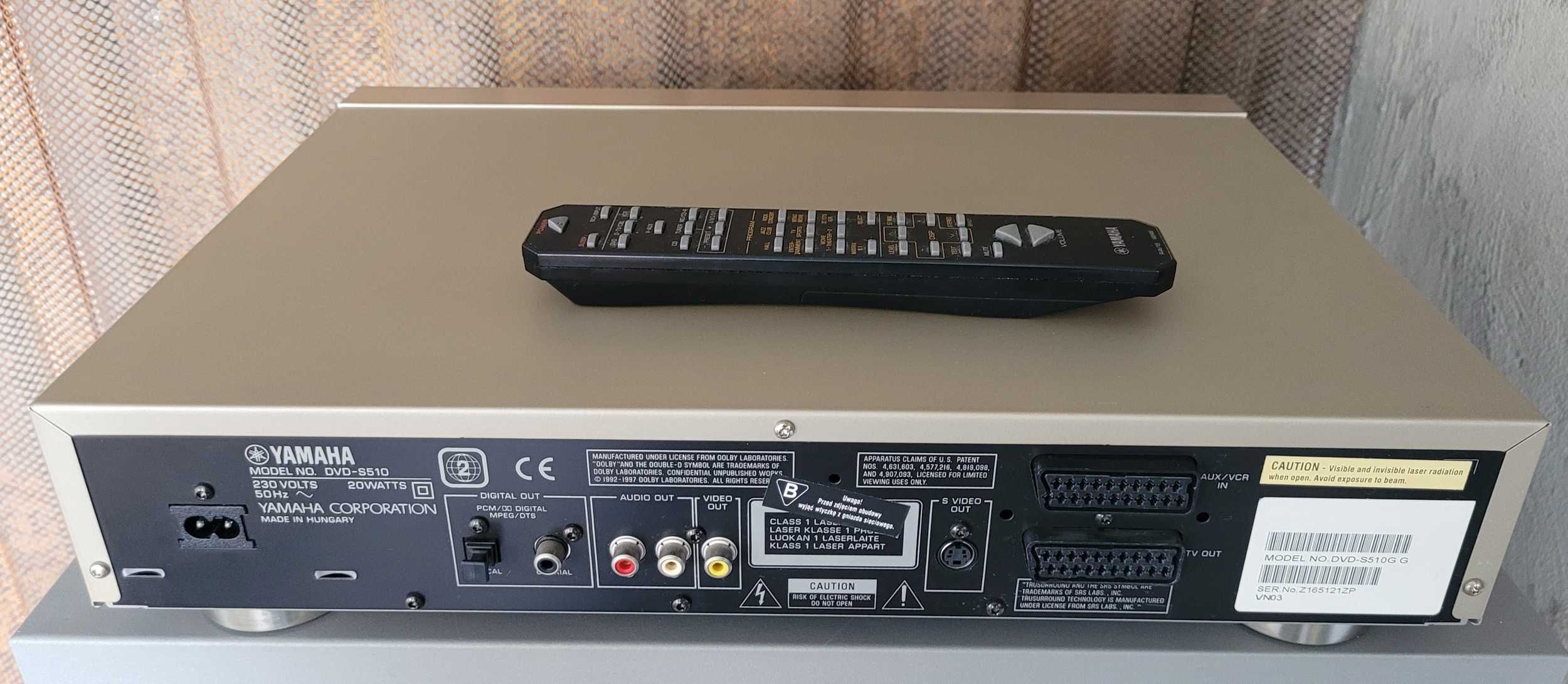 Sprzedam amplituner Yamaha RX-v430RDS + odtwarzacz DVD-S510