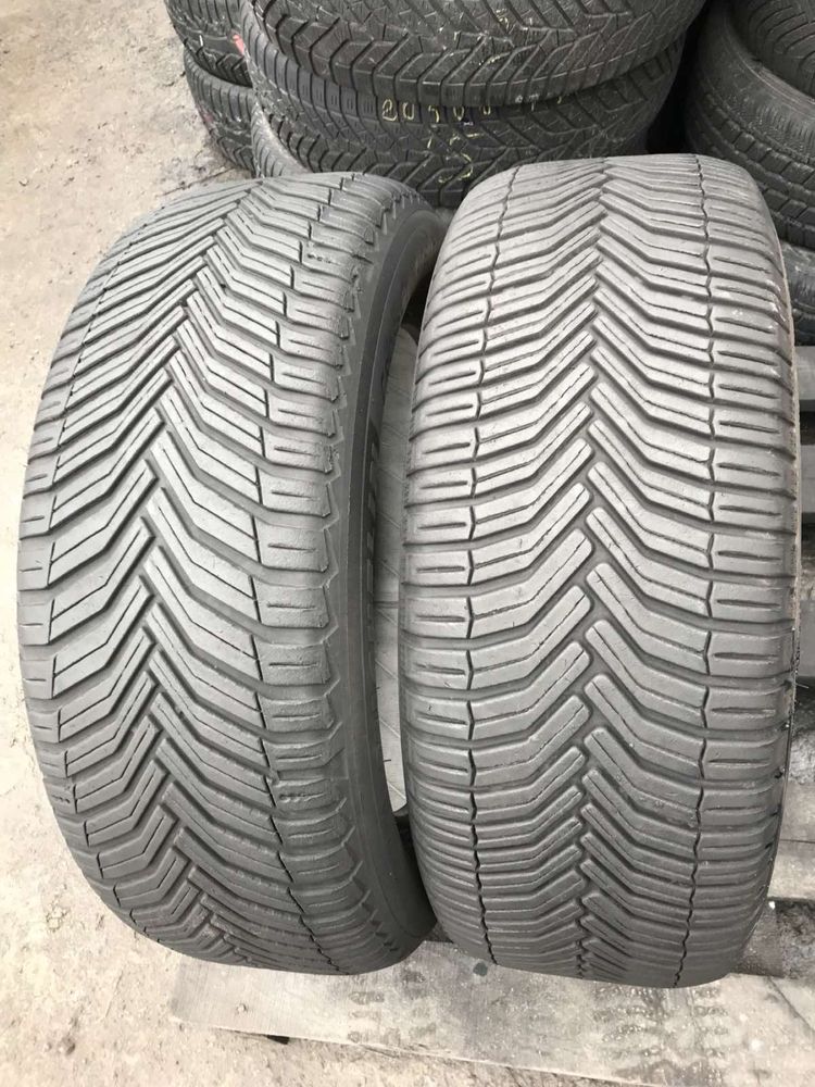 Michelin cross climate 2 215/55r17 пара резина шини б/у оригінал