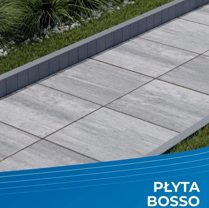 Płyta BOSSO duży format 60×60cm gr.8cm podjazd/parking/