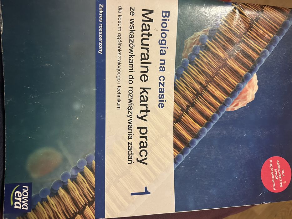 Biologia na czasie maturalne karty pracy 1