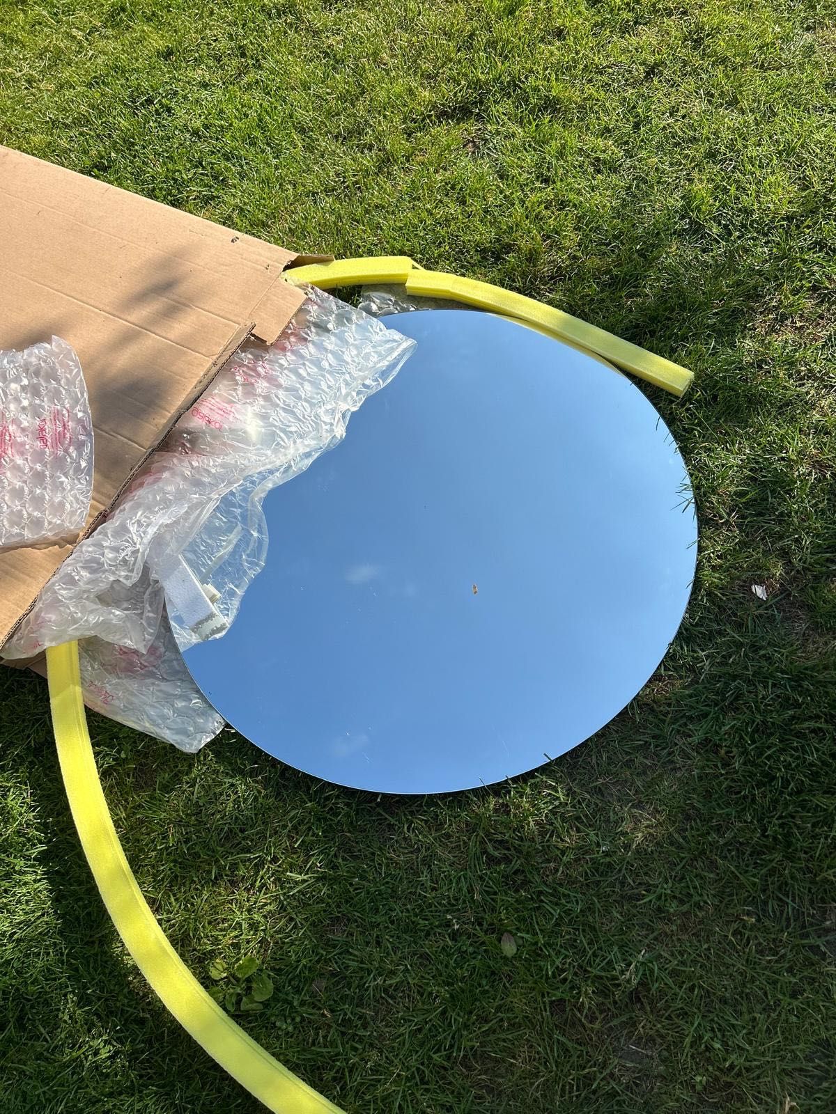 Lustro duże wiszące 80 cm