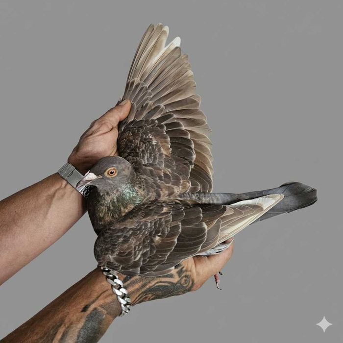 Opal gołębie pocztowe.