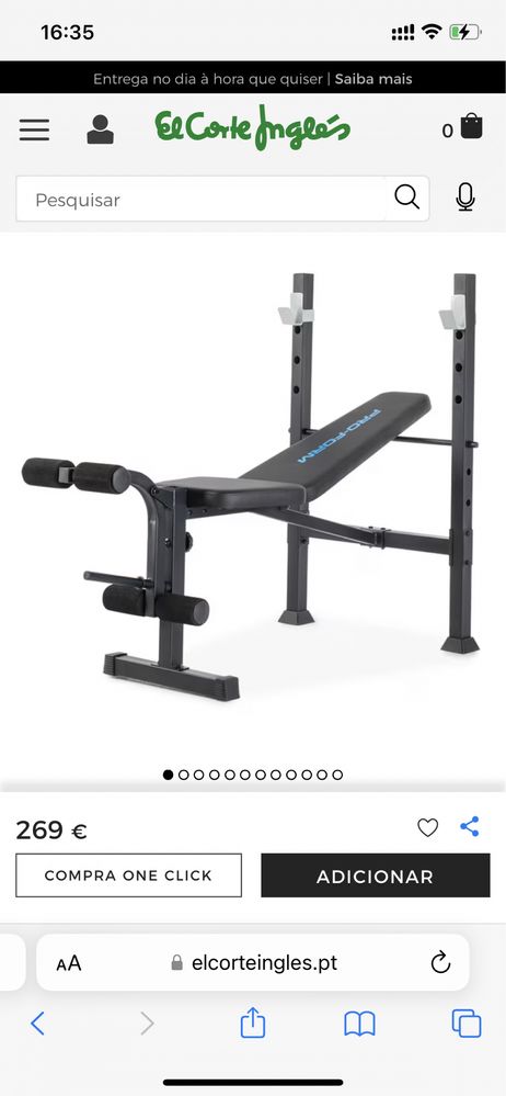 Banco de musculação Proform MultiFunction Bench XT Sport Strength