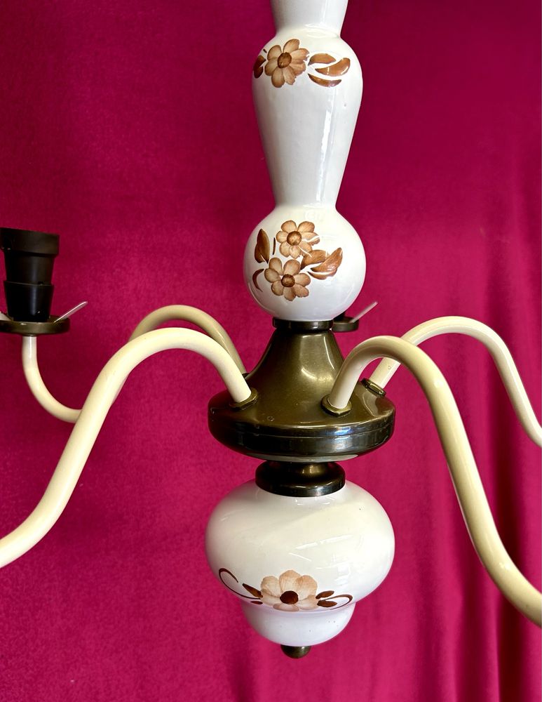 Żyrandol porcelanowy