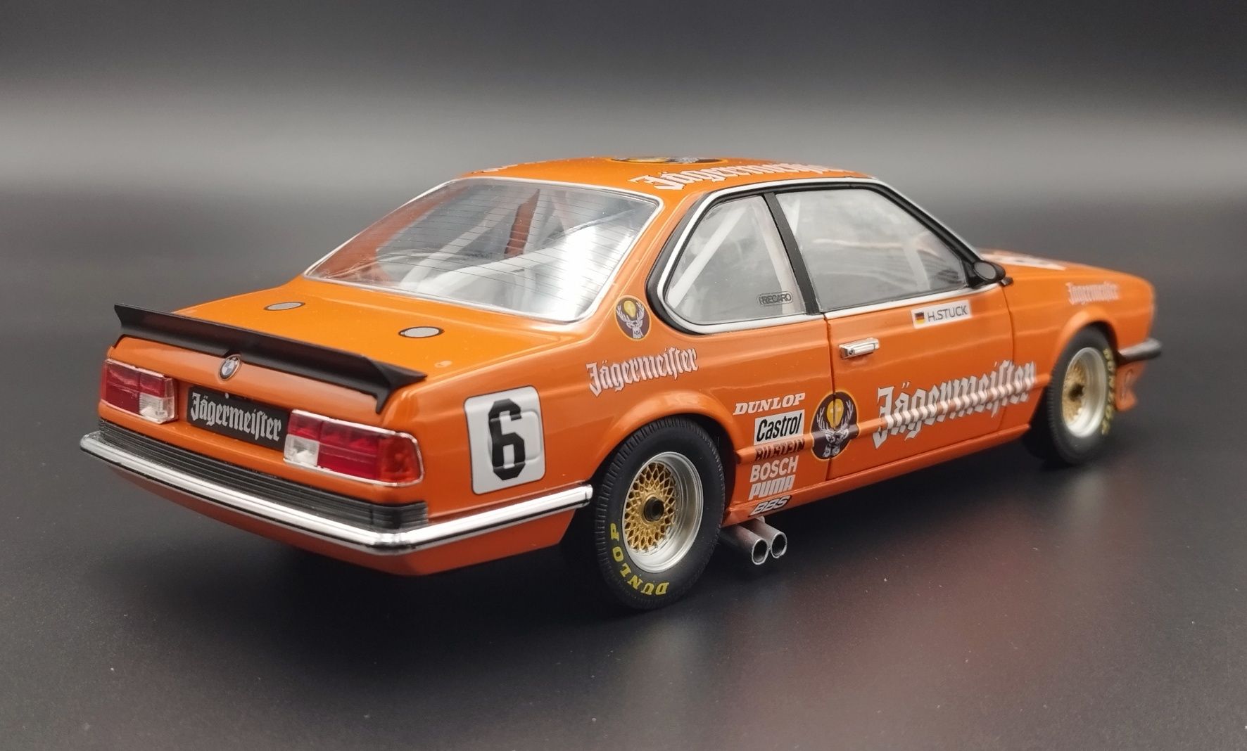 1:18 Solido 1984 BMW 635 CSI (E24) -  Jagermeister #6 H.Stuck model