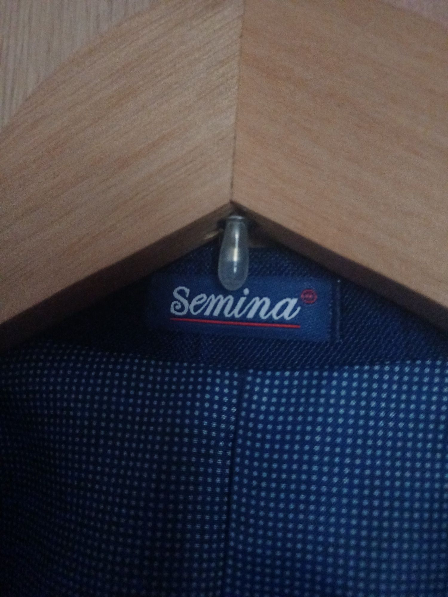 Garnitur marynarka spodnie chłopiec 152 kratka