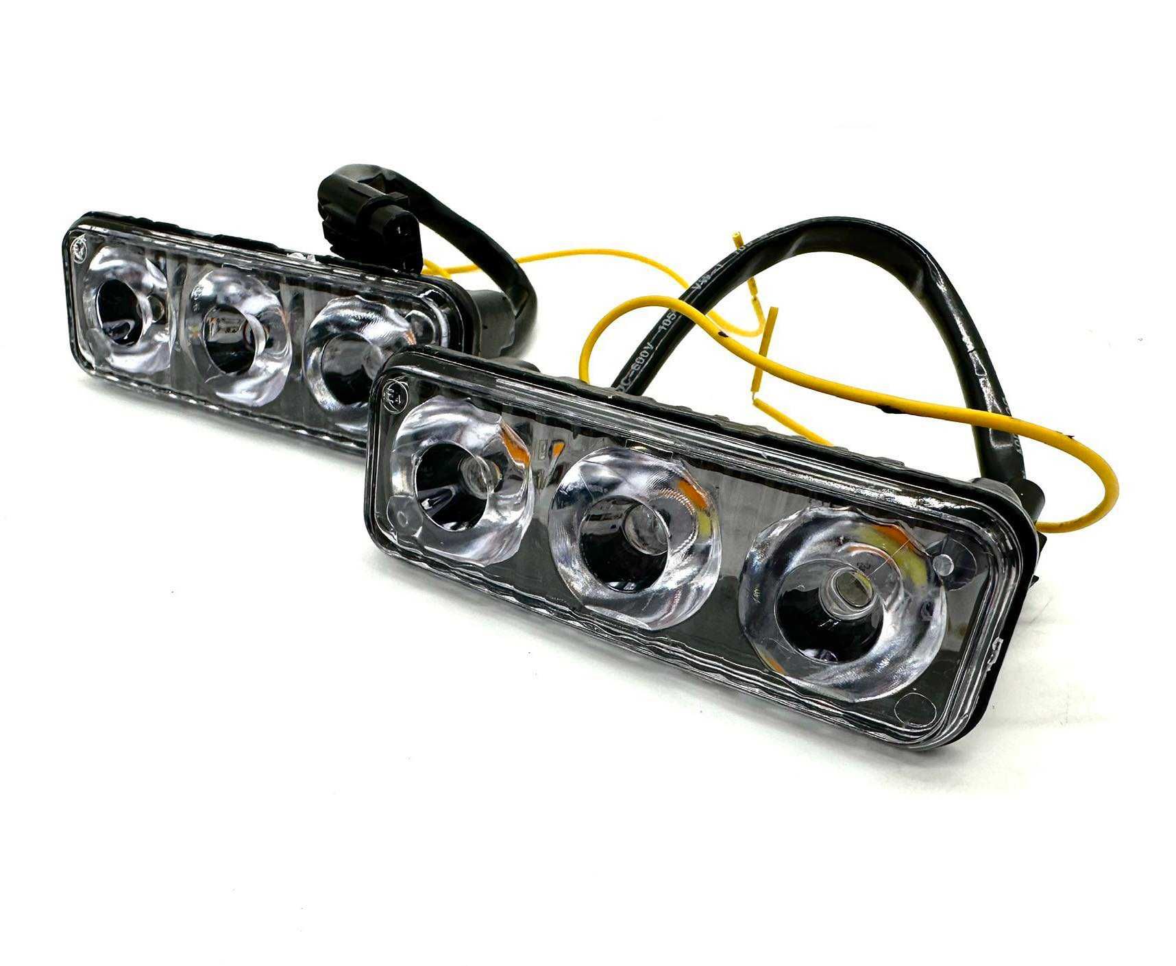 Lampa Światła do jazdy dziennej LED DRL 8,5 cm komplet 2 sztuki
