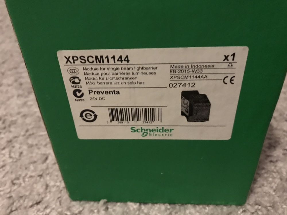 Nowy przekaźnik Schneider electric XPSCM1144