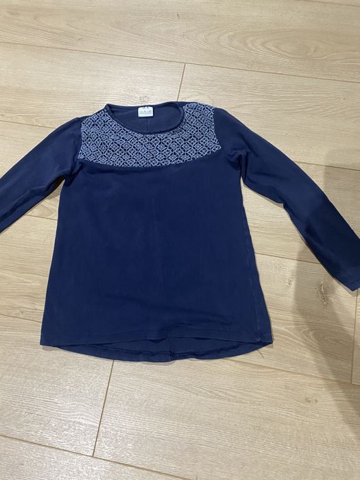 Bluzka Zara 128 granatowa