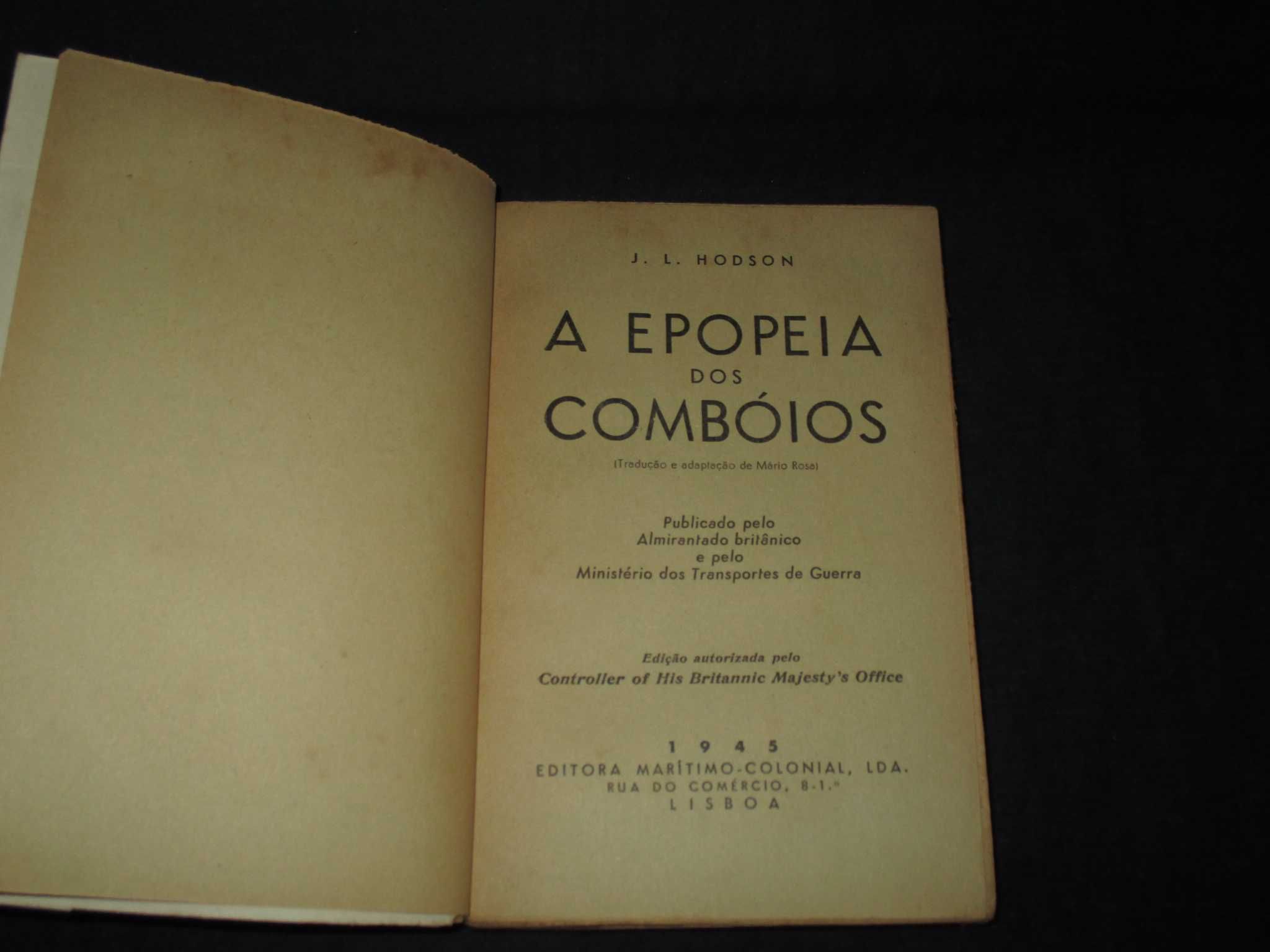 Livro A Epopeia dos Comboios J. L. Hodson 1945