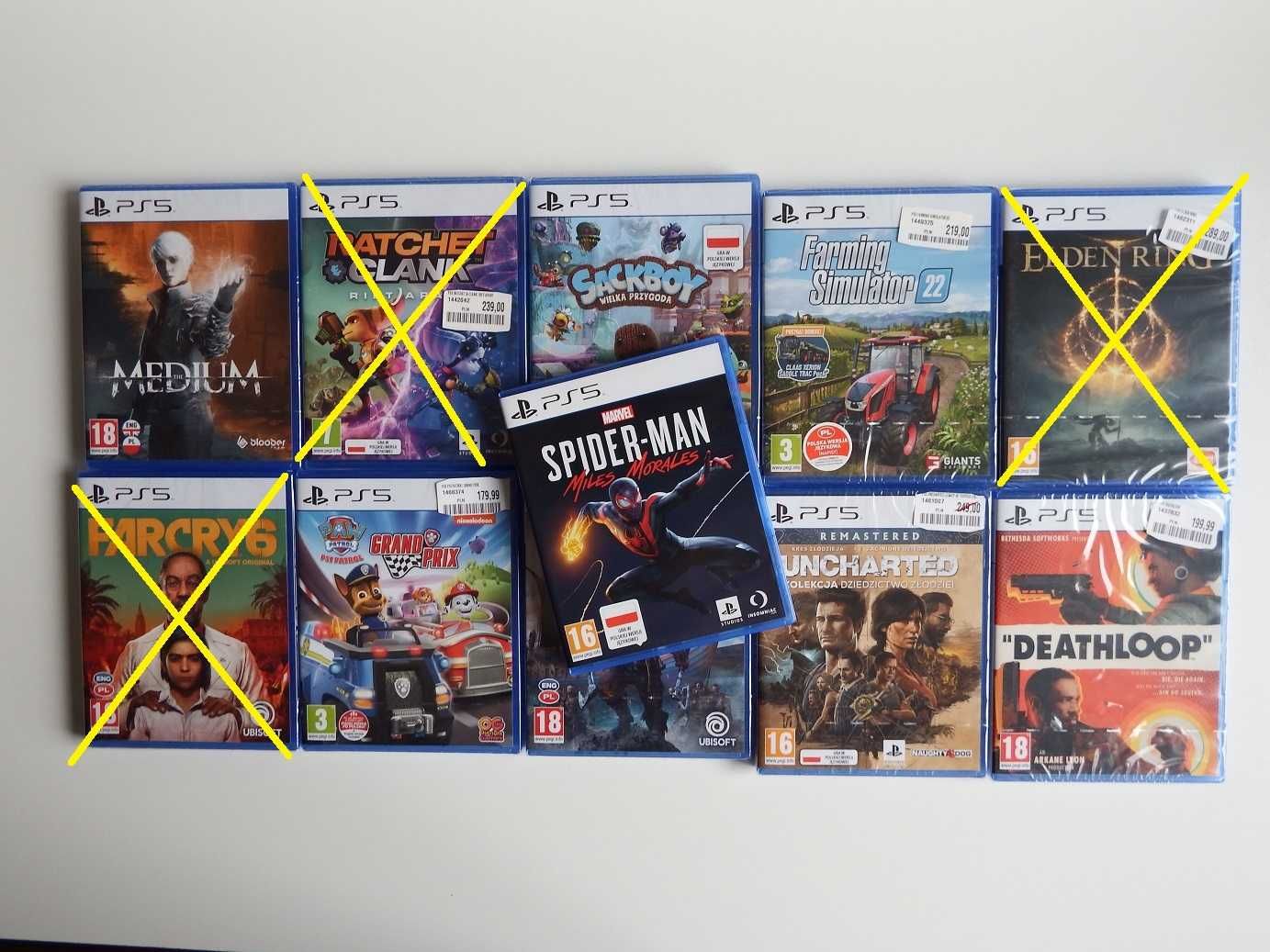 gry PS5 Playstation 5 Elden Ring Miles Morales Farming 22 INNE PS5