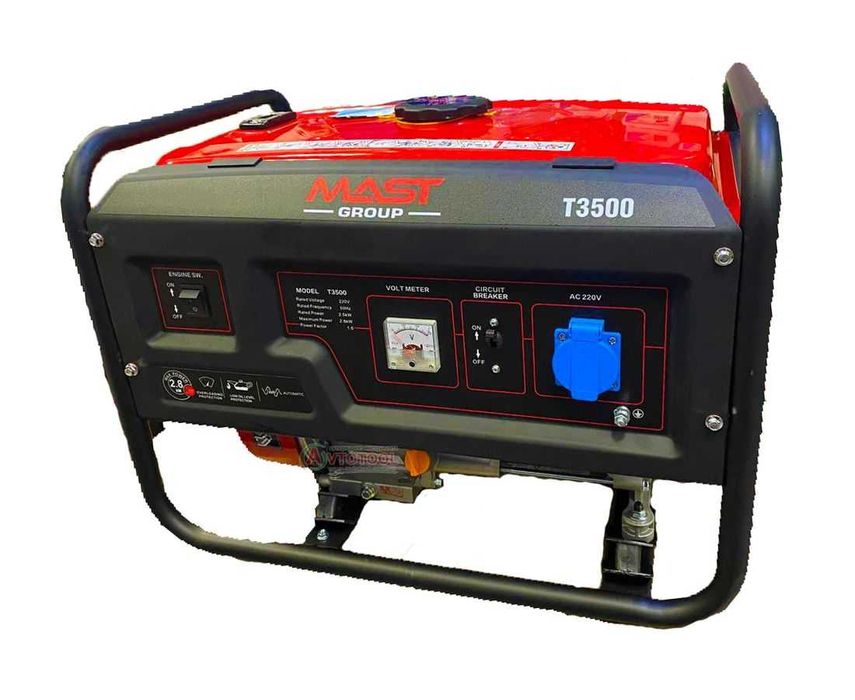 Генератор бензиновий MAST GROUP Т3500 (Турція 100% МІДНА ОБМОТКА)