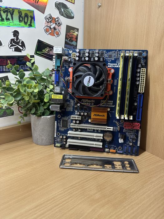 Płyta główna z procesorem + pamięć ram