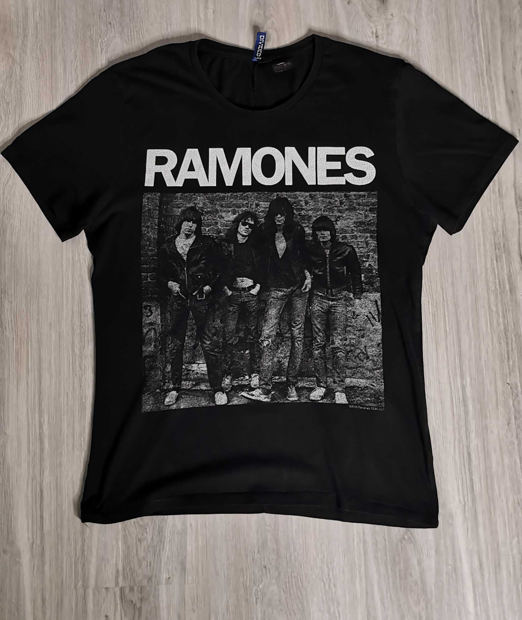 T-shirt koszulka zespół Ramones Joey Dee Johny Ramone big print roz M