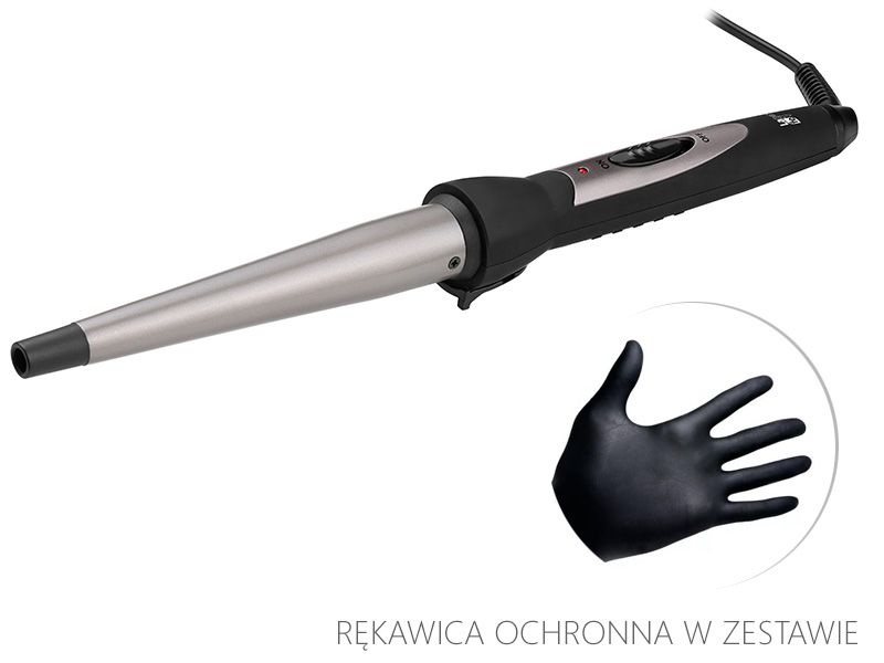 Lokówka do Włosów Stożkowa 13-25mm LAFE LKC004 Idealna do Stylizacji
