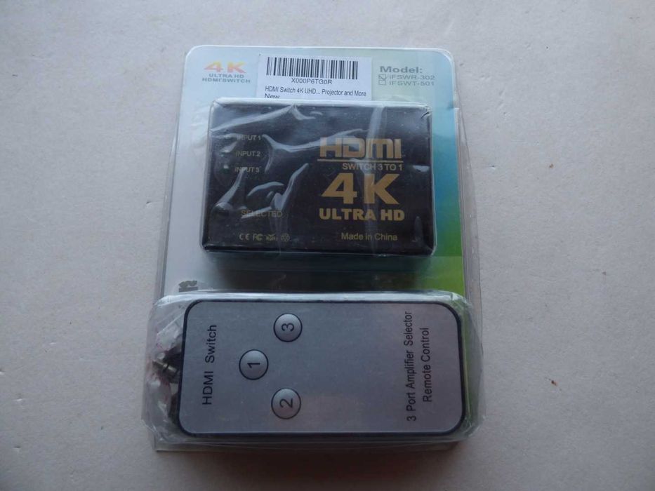 Acessorios novos fotografia/TV, 4K Ultra HD, Hdmi Switch. Ler anuncio