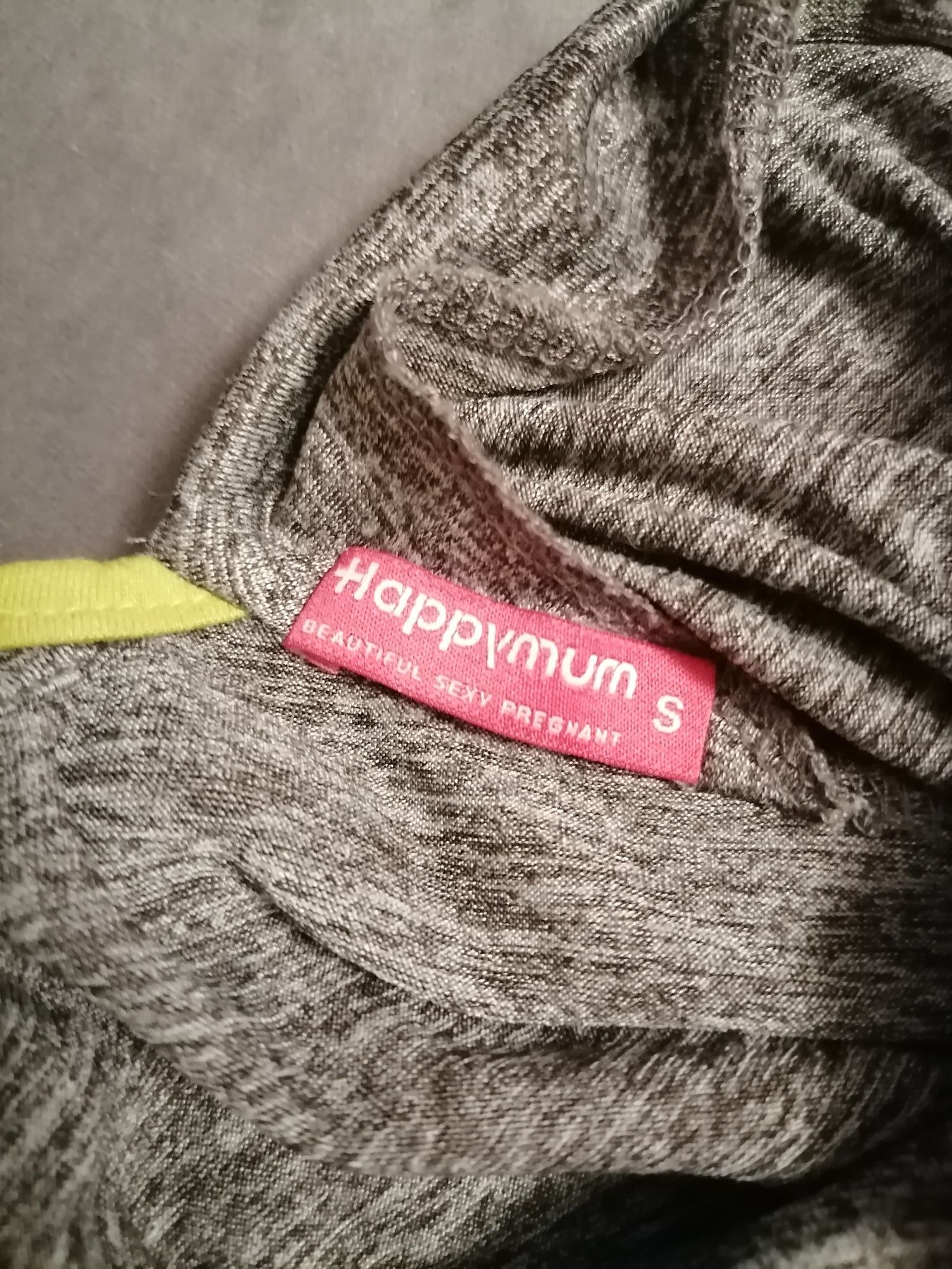 Bluzka ciążowa szara Happymum - S-ka