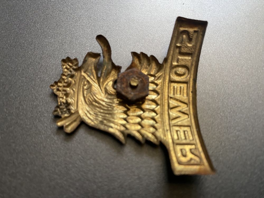 Emblemat rowerowy. Stoewer. Stettin. Rower produkowany w Szczecinie.